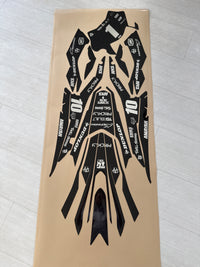 Ultra bee Graphics Kit (Plastics only) including plate, front fender and fork guards