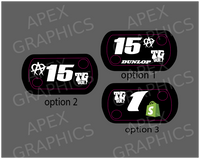 Ultra Bee Brake Reservoir Decals