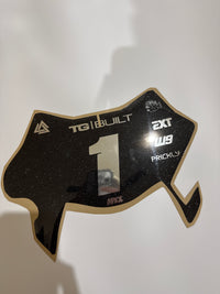 Ultra bee front plate decal
