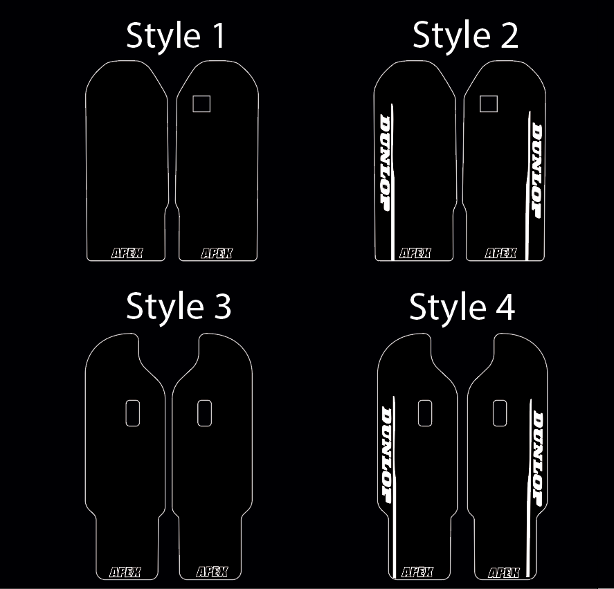 Talaria xxx/Mx4 Fork Guard decals