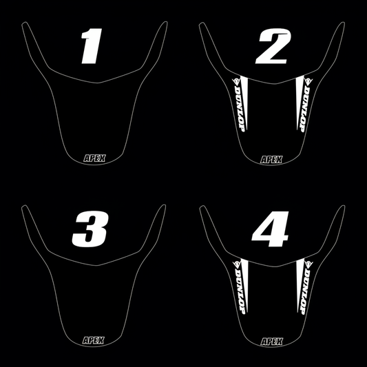 Surron Rear Fender Decal Grid